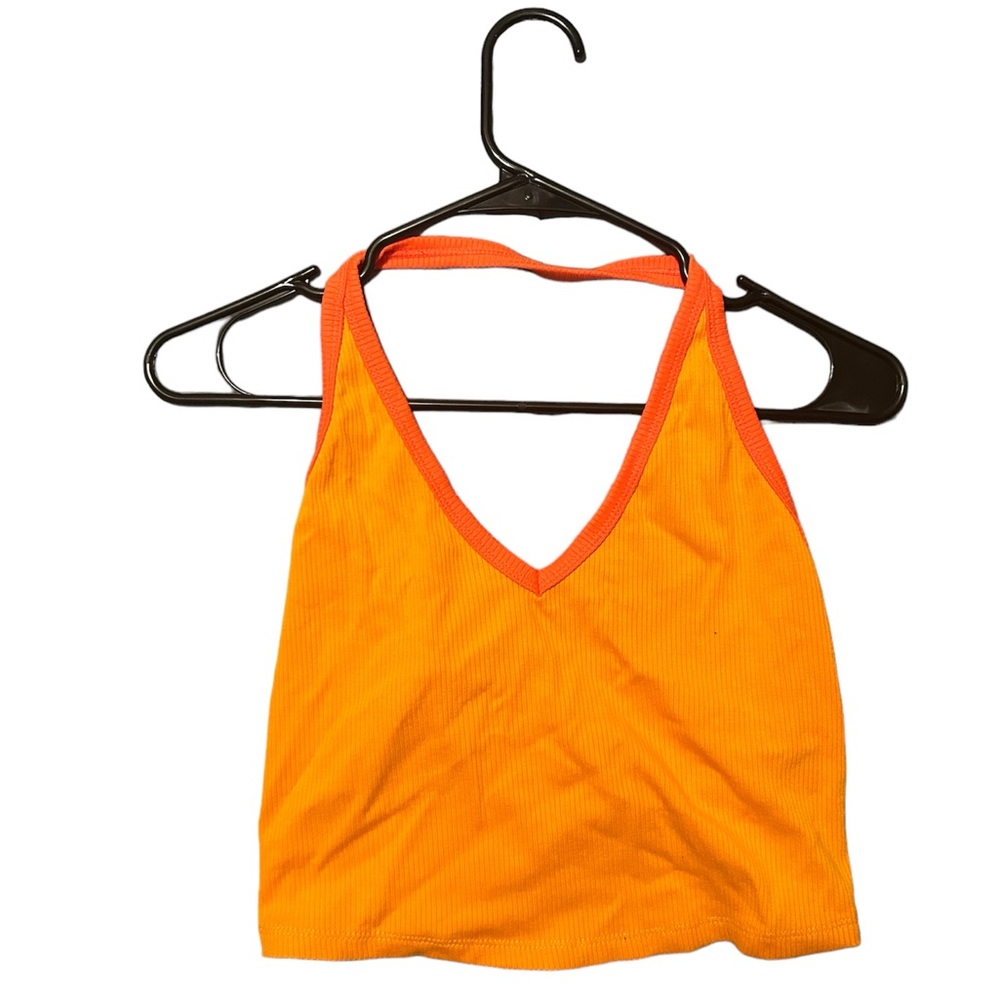 Wild Fable orange haltertop